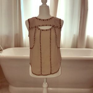 Endless rose studded tank